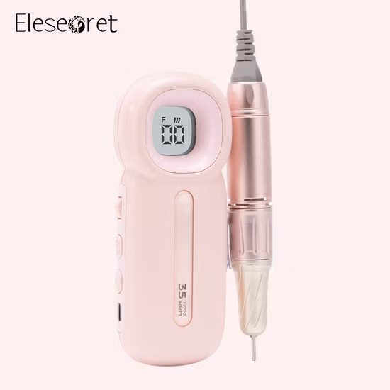 Функциональный OEM-сервис, дрель для ногтей с длительным сроком службы батареи, профессиональный мощный аппарат для снятия геля, беспроводной дрель для ногтей, салонное использование