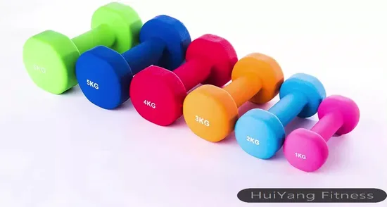 Гантели шестигранные, виниловые, с гантелями свободного веса