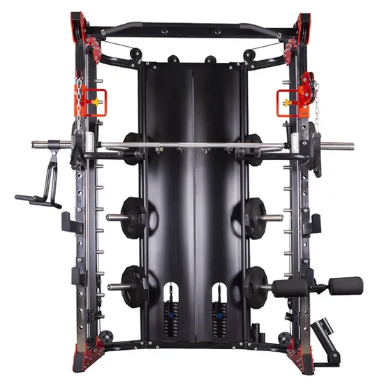 Power Smith Machine Squat Rack Home Gym Functional Trainer Multifunctional Smith Machine 